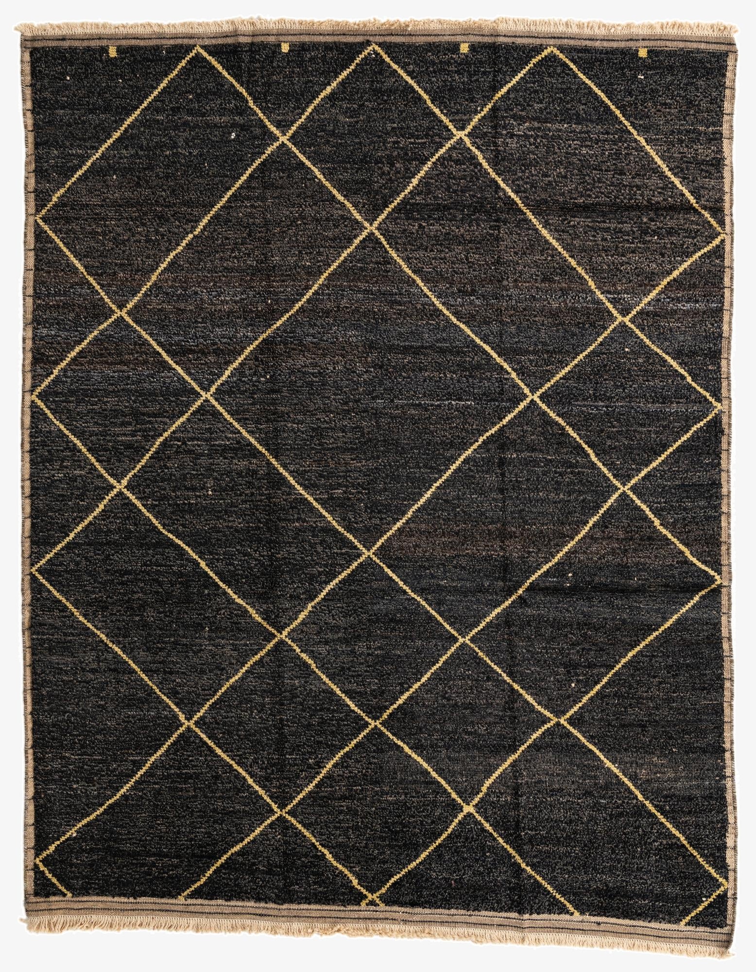 8' x 10'  Hand Knotted Moroccan Wool Rug