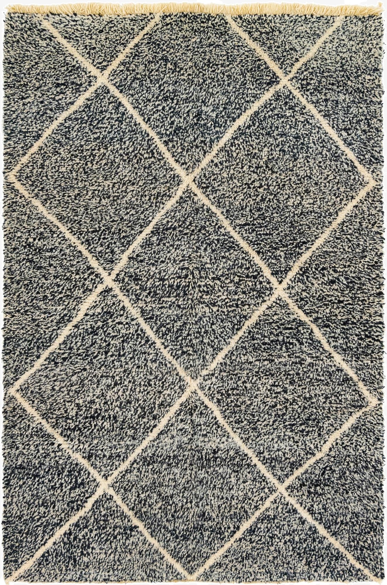 5' 5 x 8' 5  Hand Knotted Moroccan Wool Rug