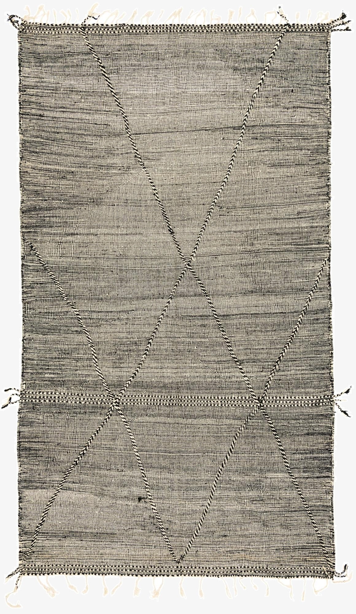 7' 1 x 12' 7  Hand Knotted Moroccan Wool Rug