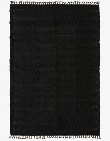 5' 3 x 7' 7 Hand Knotted Moroccan Wool Rug