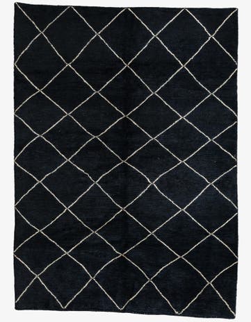 5' 6 x 7' 7 Hand Knotted Moroccan Wool Rug