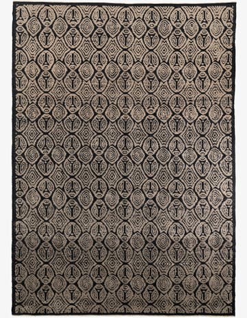 10' x 14' Hand Knotted Moroccan Wool Rug