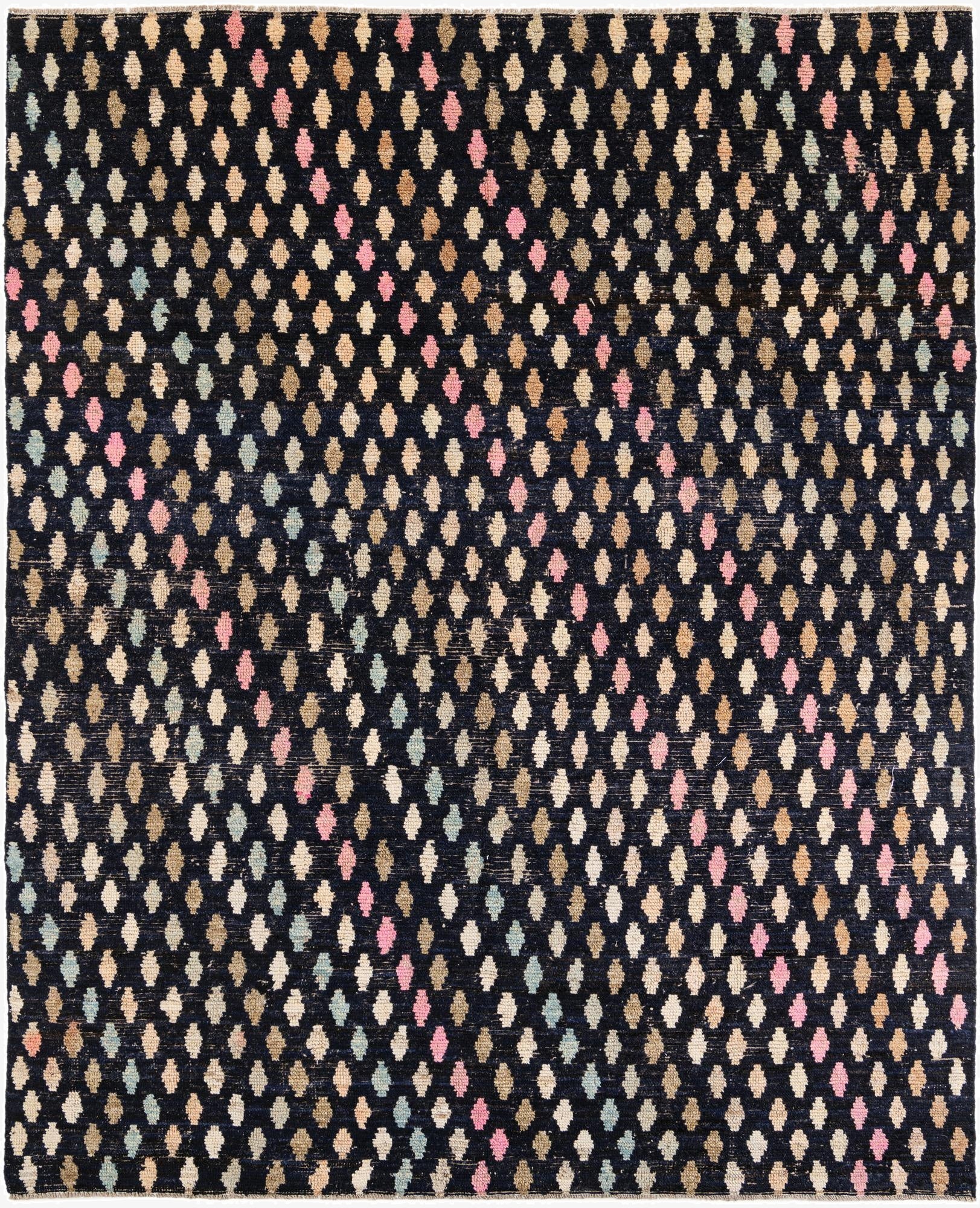 8' 4 x 10' 4  Hand Knotted Moroccan Wool Rug