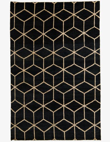 6' 5 x 9' 9 Hand Knotted Moroccan Wool Rug