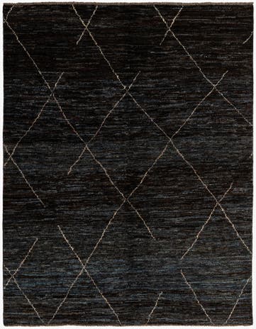 5' 2 x 7' 7 Hand Knotted Moroccan Wool Rug