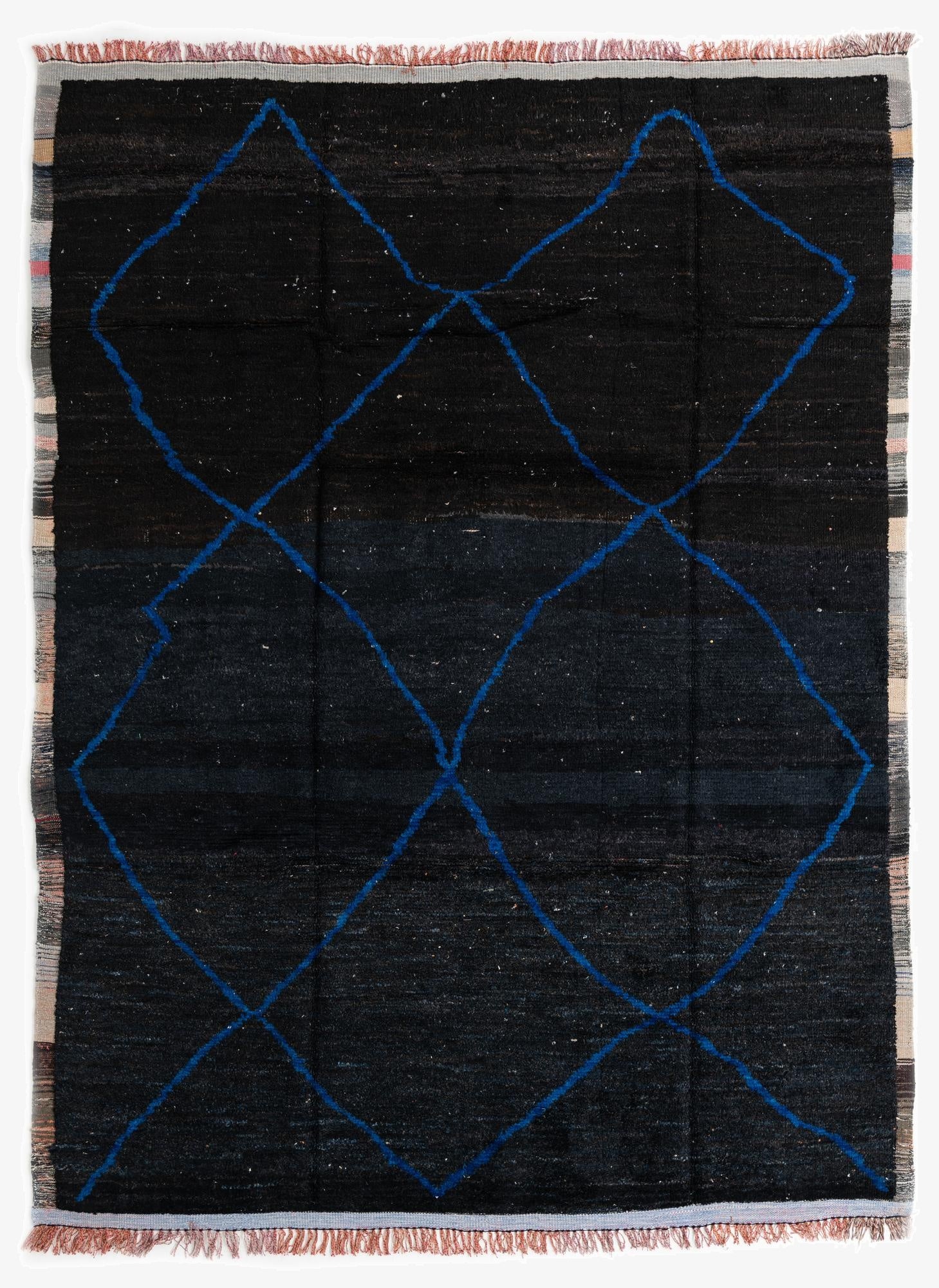 8' 8 x 11' 6  Hand Knotted Moroccan Wool Rug