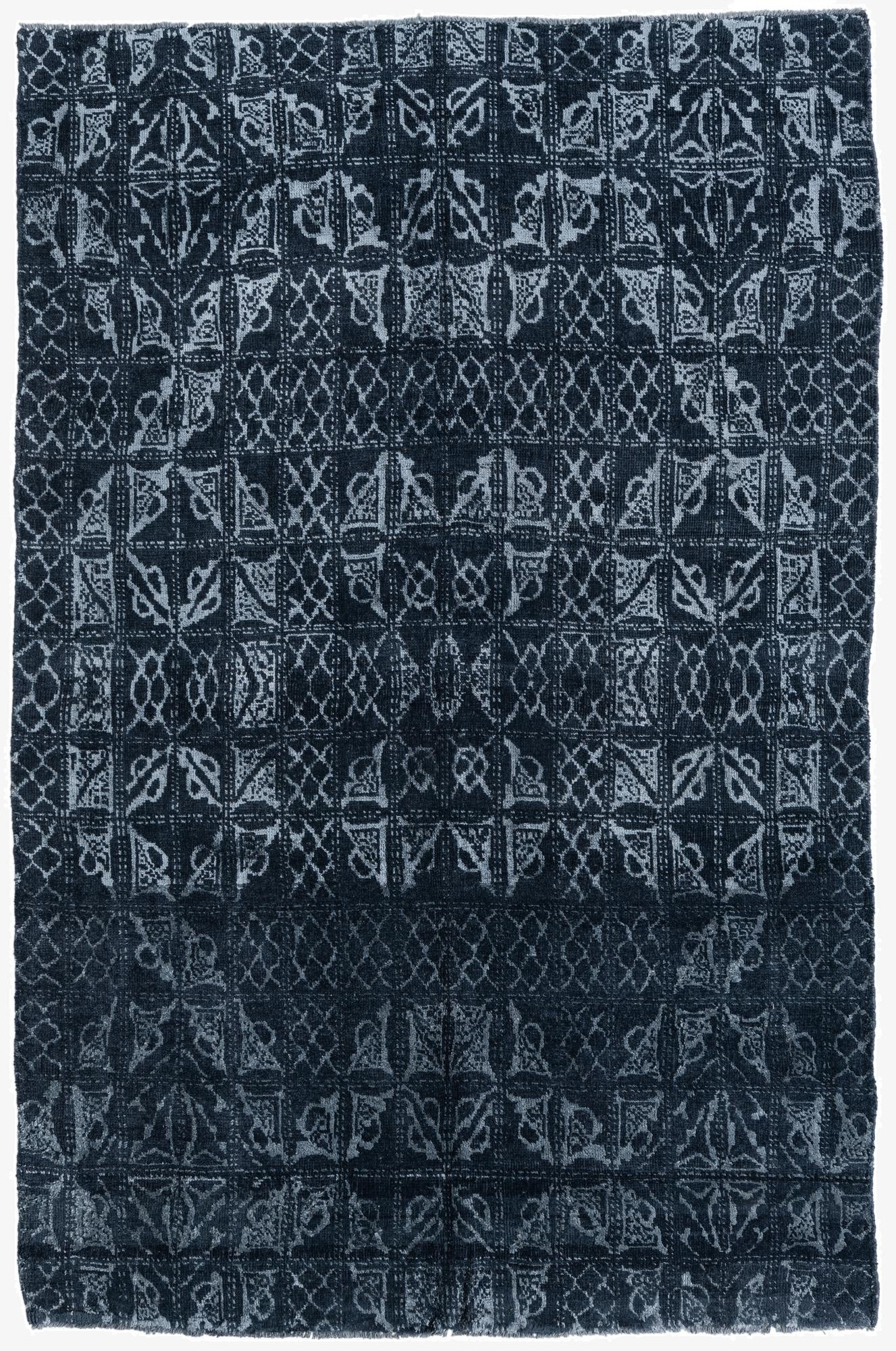 5' 10 x 8' 10  Hand Knotted Moroccan Rug