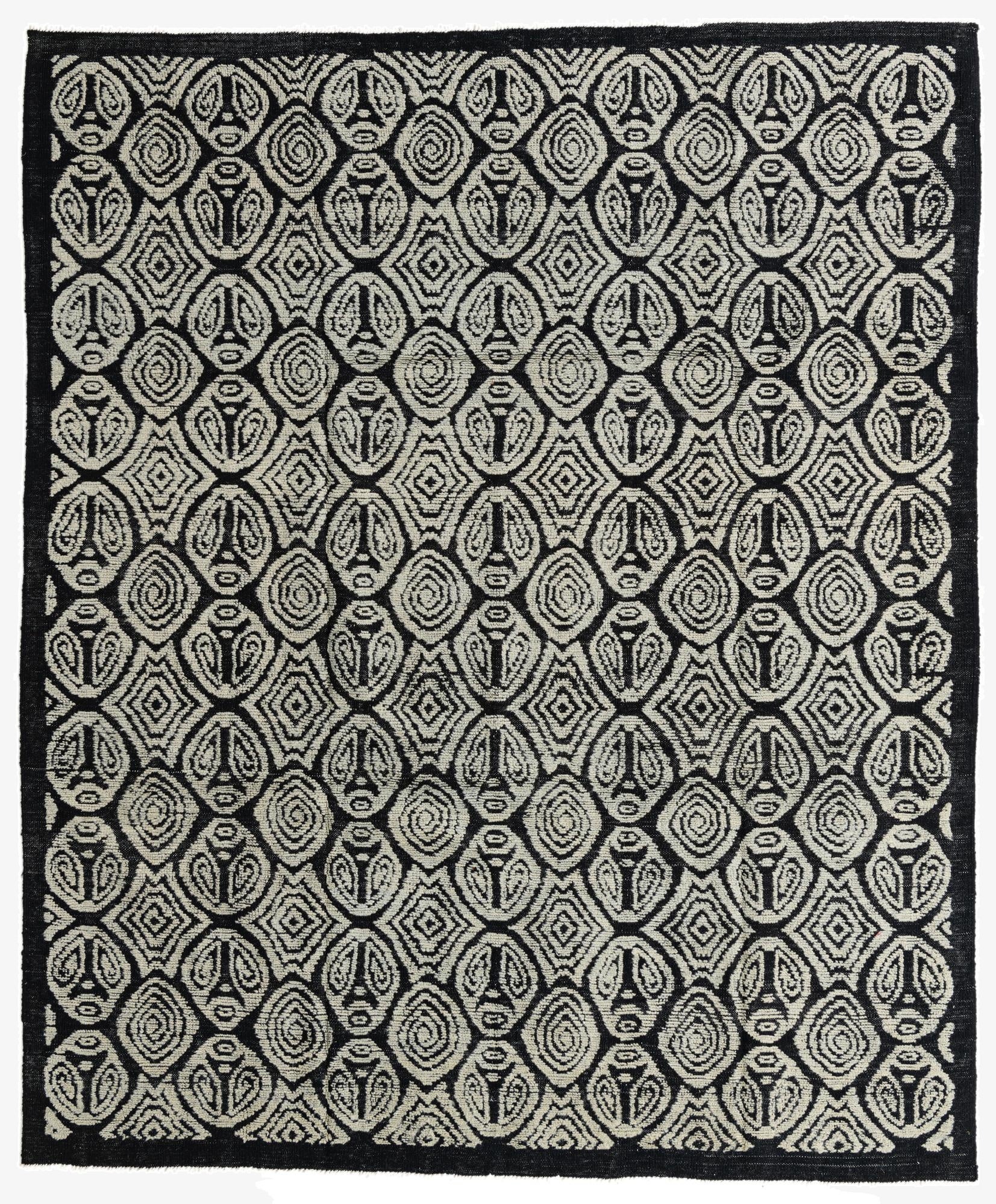 8' 6 x 10' 2  Hand Knotted Moroccan Wool Rug