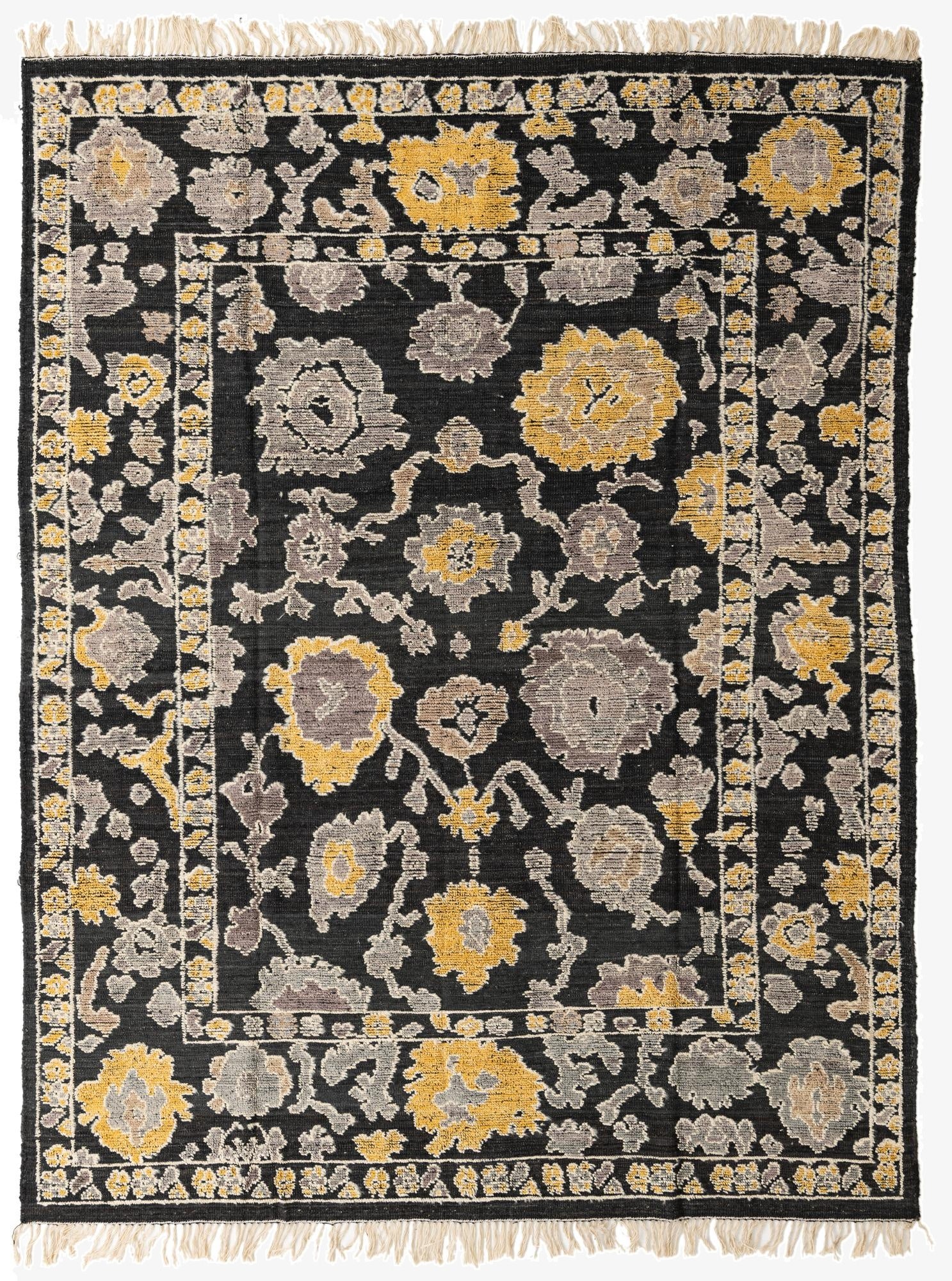 8' 1 x 10' 7  Hand Knotted Moroccan Wool Rug