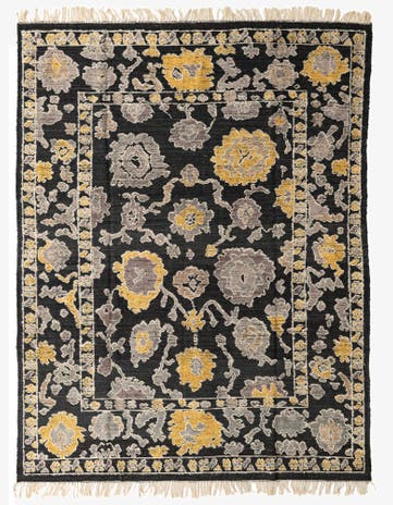 8' 1 x 10' 7 Hand Knotted Moroccan Wool Rug