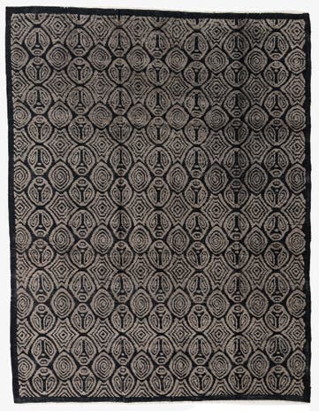 9' 4 x 12' Hand Knotted Moroccan Wool Rug
