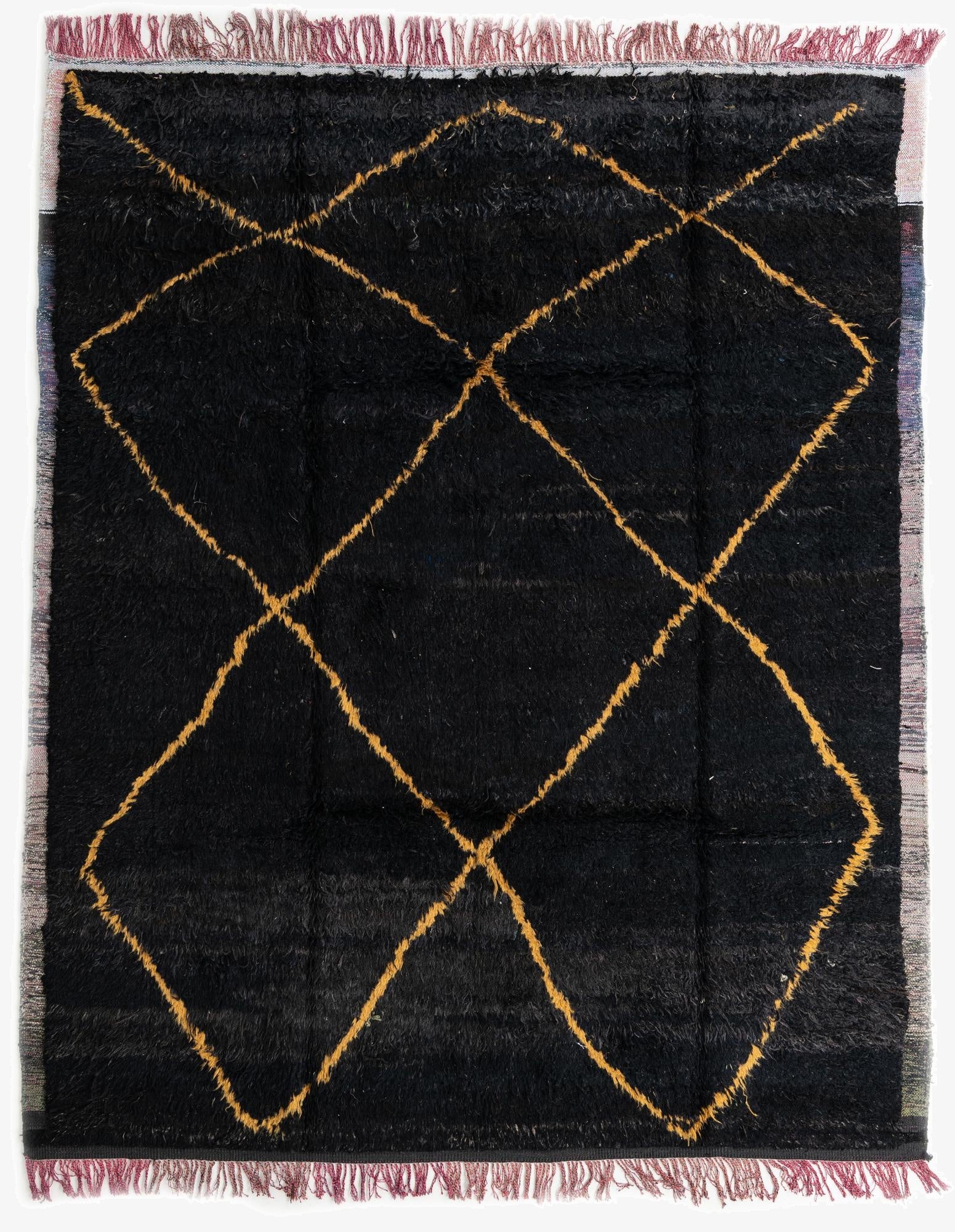 8' 6 x 10' 6  Hand Knotted Moroccan Wool Rug