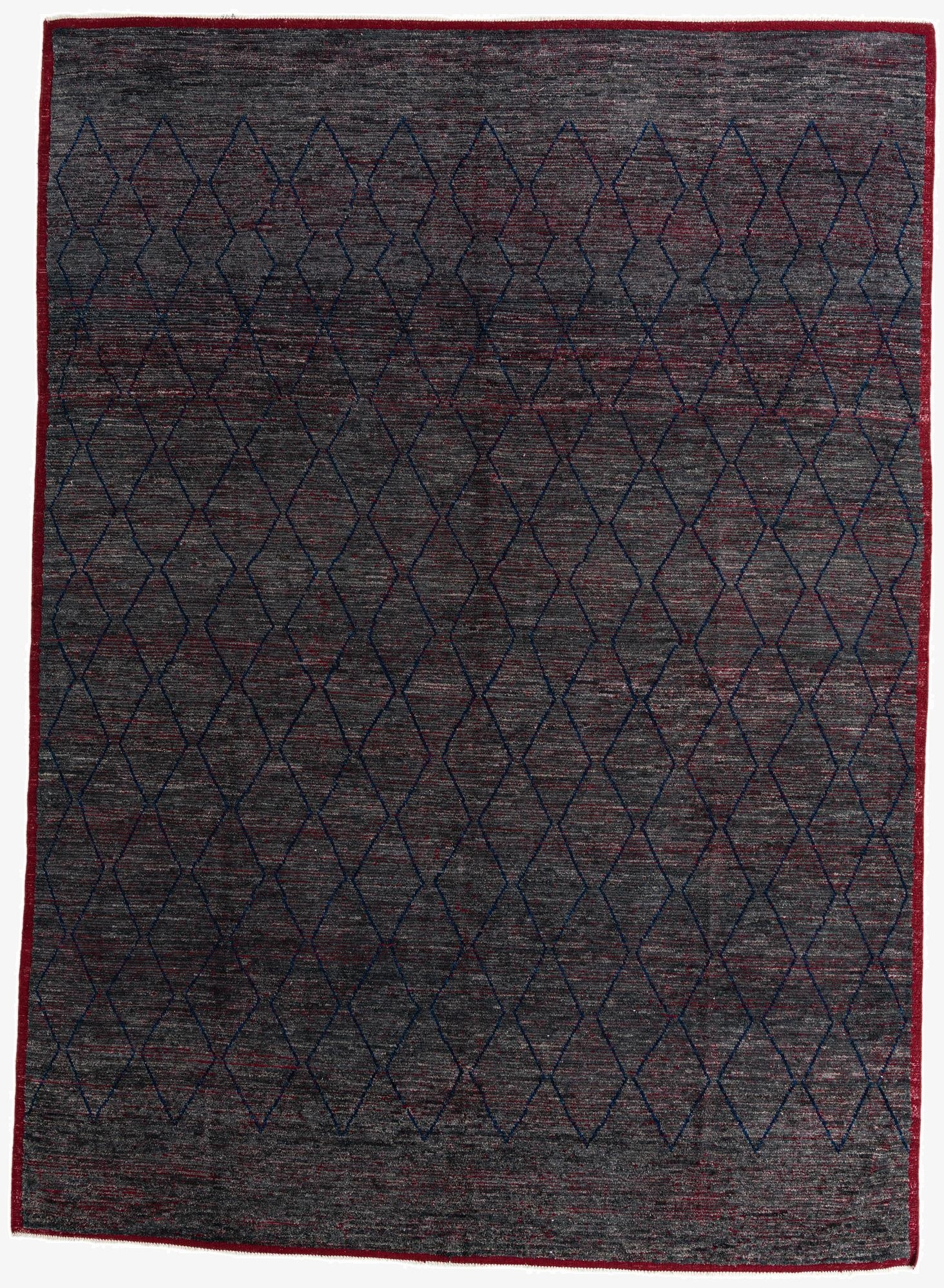 10' 4 x 14' 4  Hand Knotted Moroccan Wool Rug
