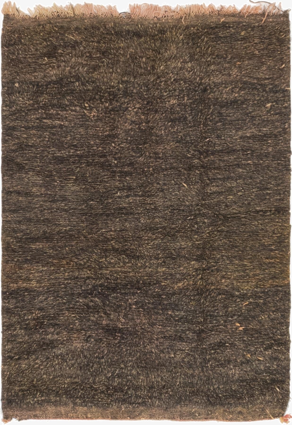 3' 6 x 4' 9  Hand Knotted Moroccan Wool Rug