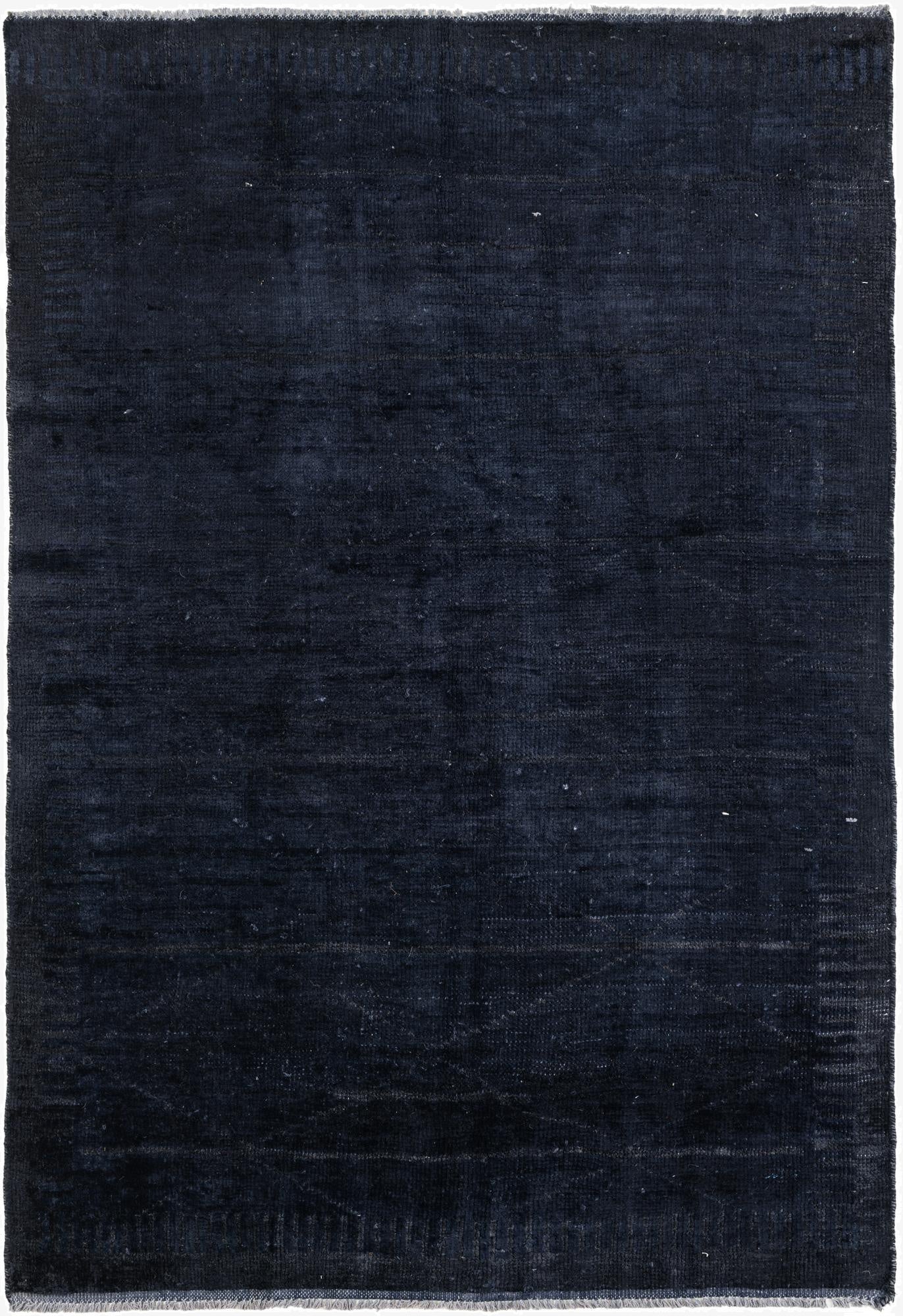 4' 9 x 7'  Hand Knotted Moroccan Wool Rug