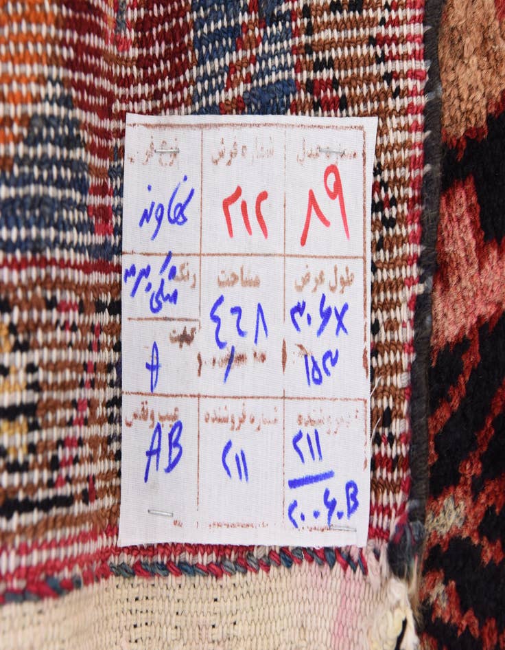 Detail image of 5' x 10' 2 Hand Knotted Nahavand Persian Wool Rug