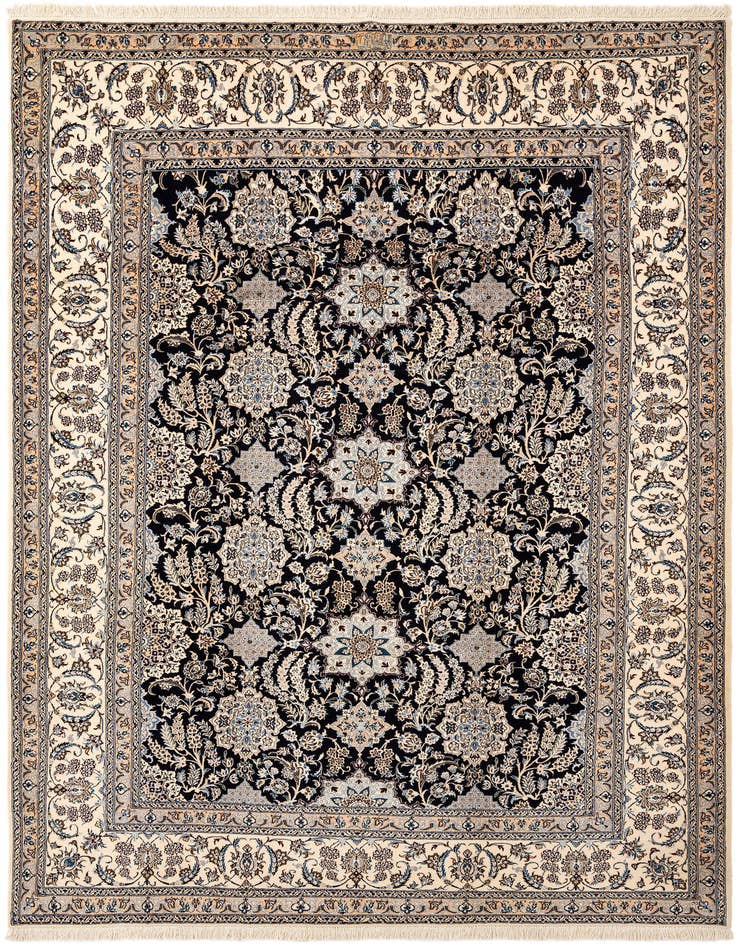 Detail image of 7' x 10' 3 Hand Knotted Nain Rug