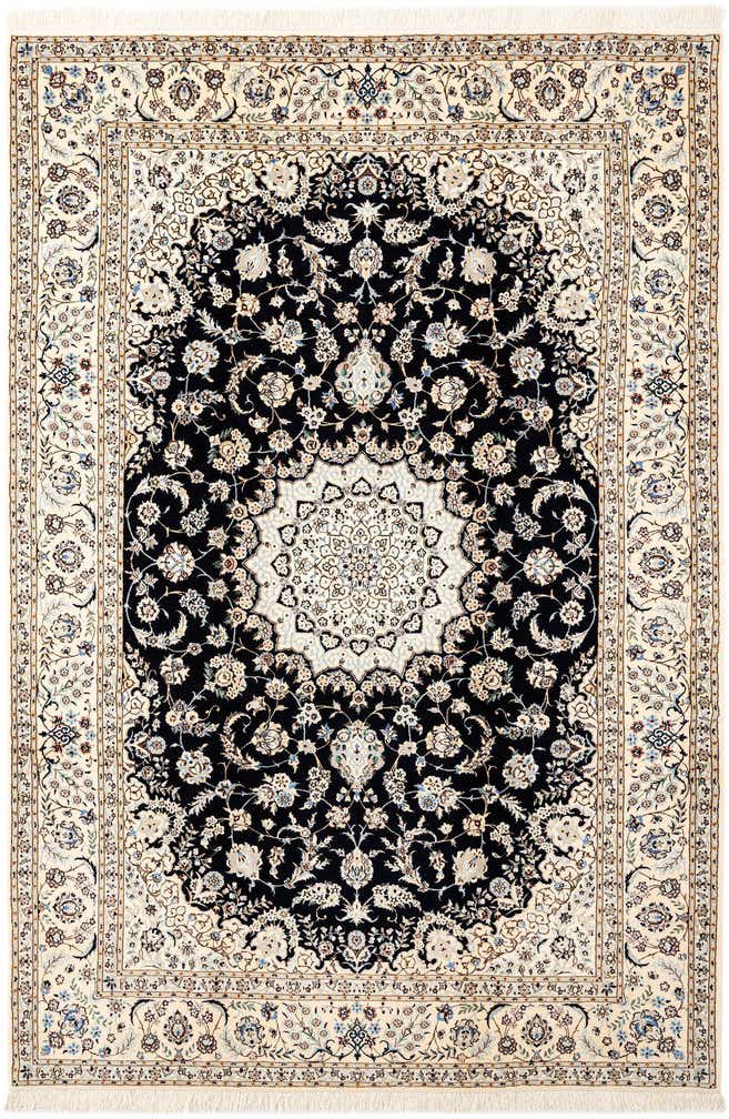 6' 9 x 9' 10 Hand Knotted Nain Rug
