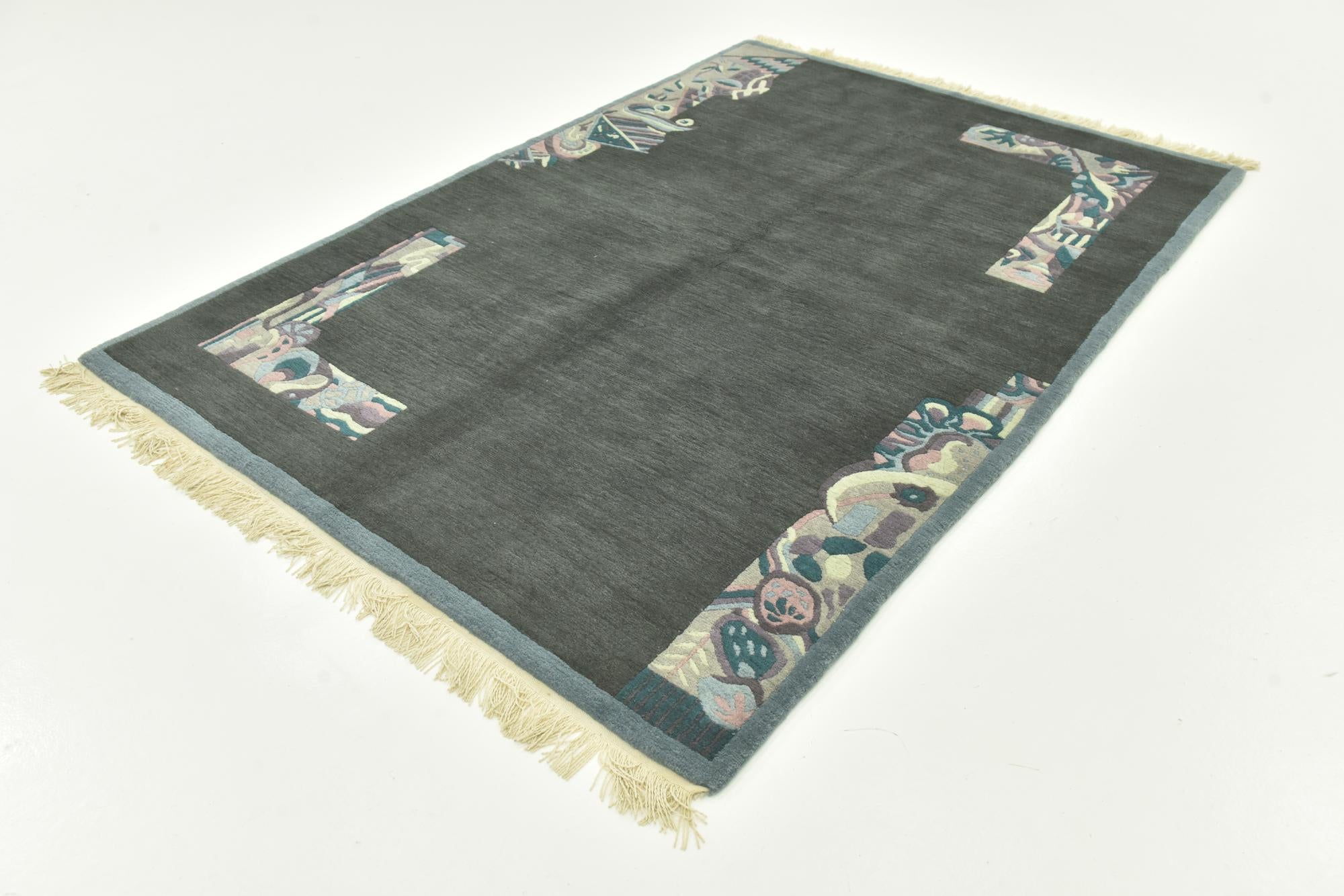 5' 7 x 8' 1 Hand Knotted Nepal Wool Rug