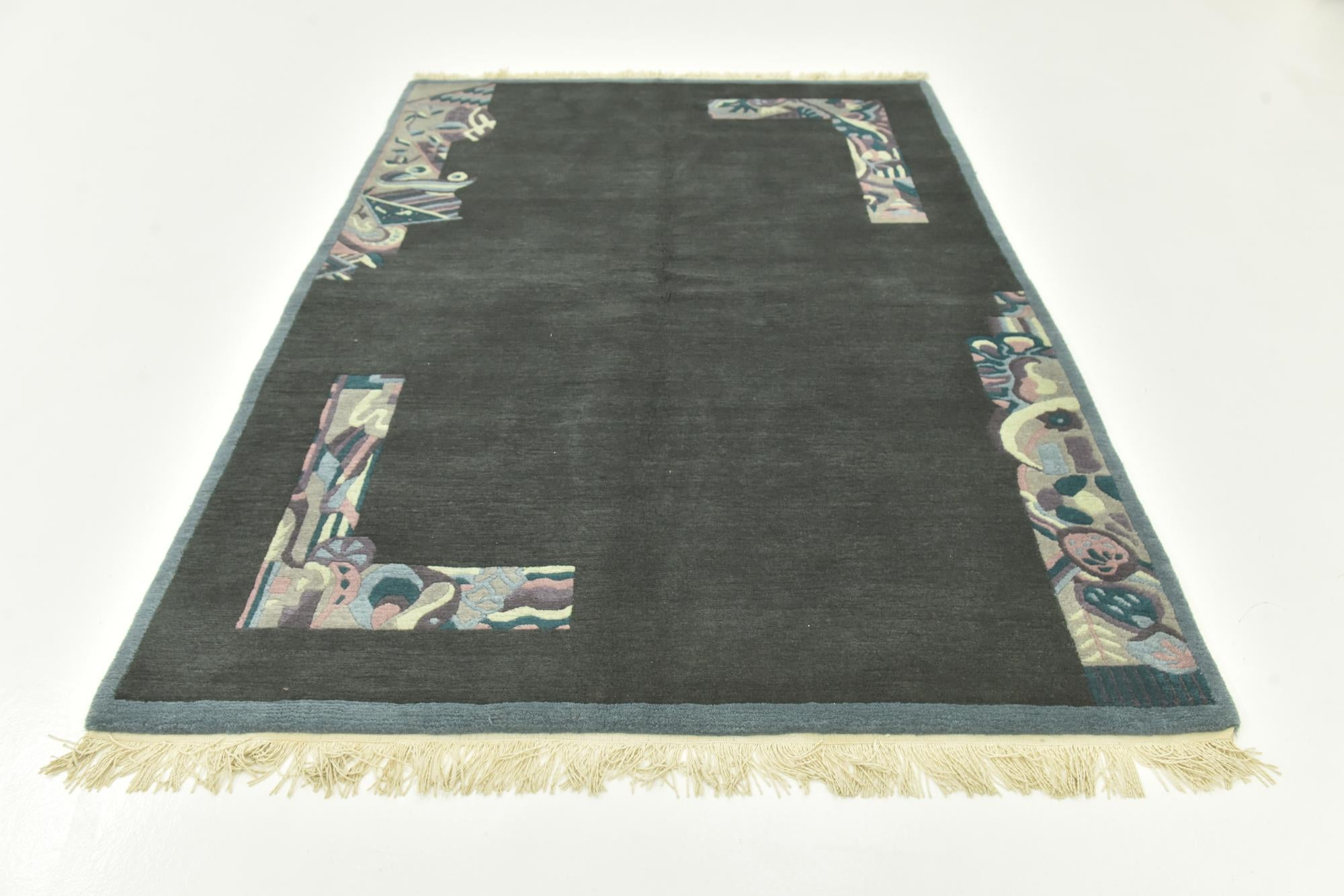 5' 7 x 8' 1 Hand Knotted Nepal Wool Rug