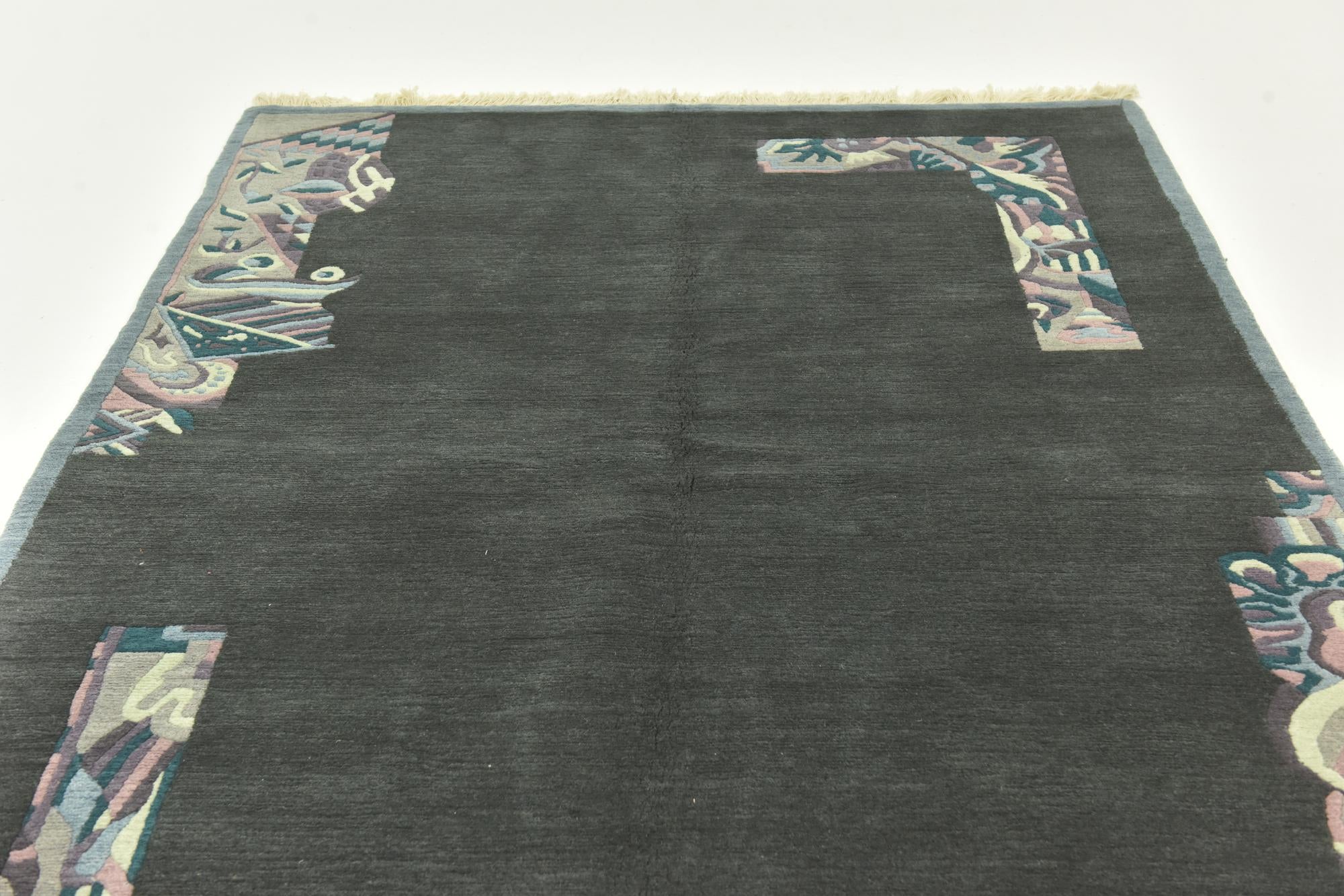 5' 7 x 8' 1 Hand Knotted Nepal Wool Rug
