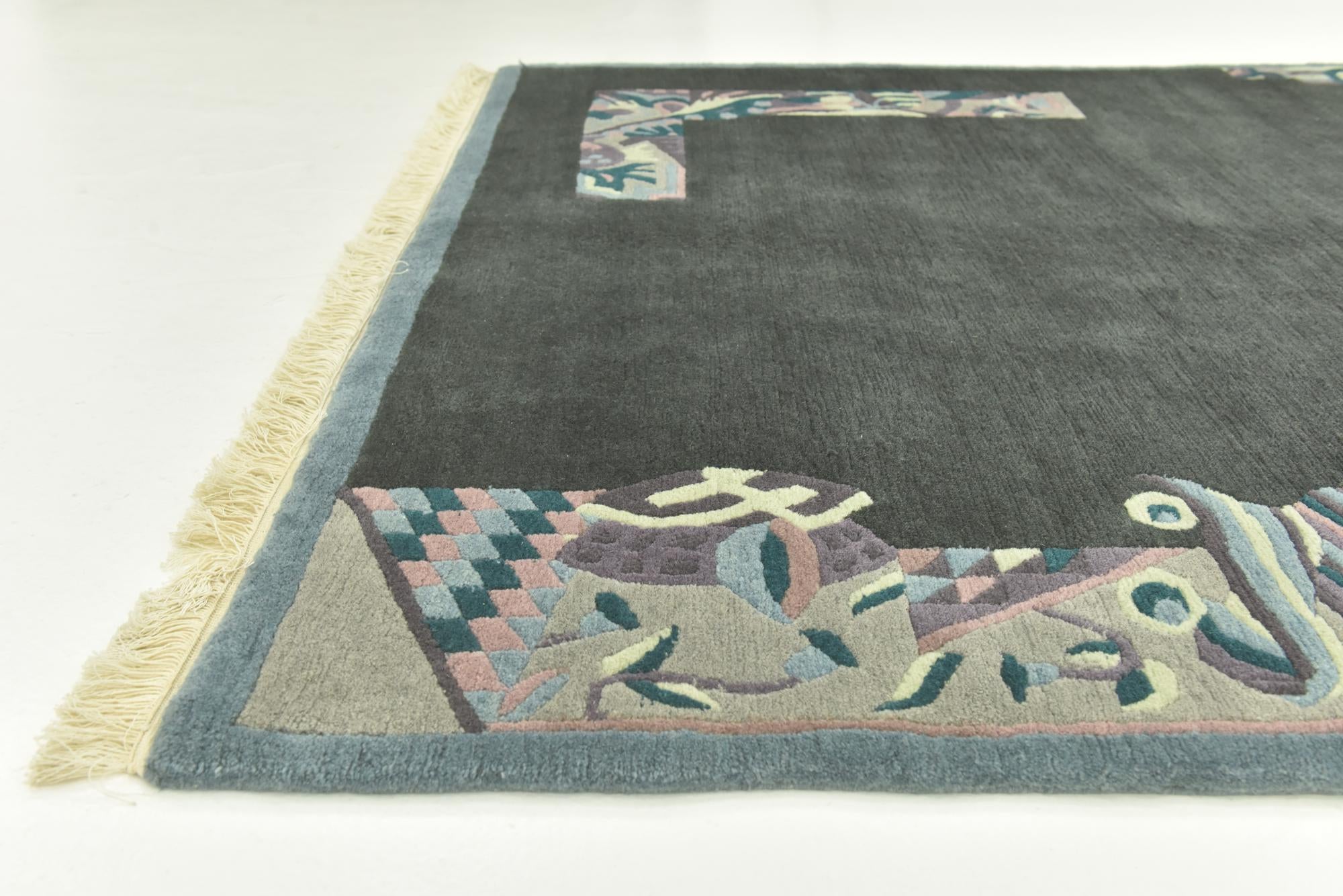 5' 7 x 8' 1 Hand Knotted Nepal Wool Rug