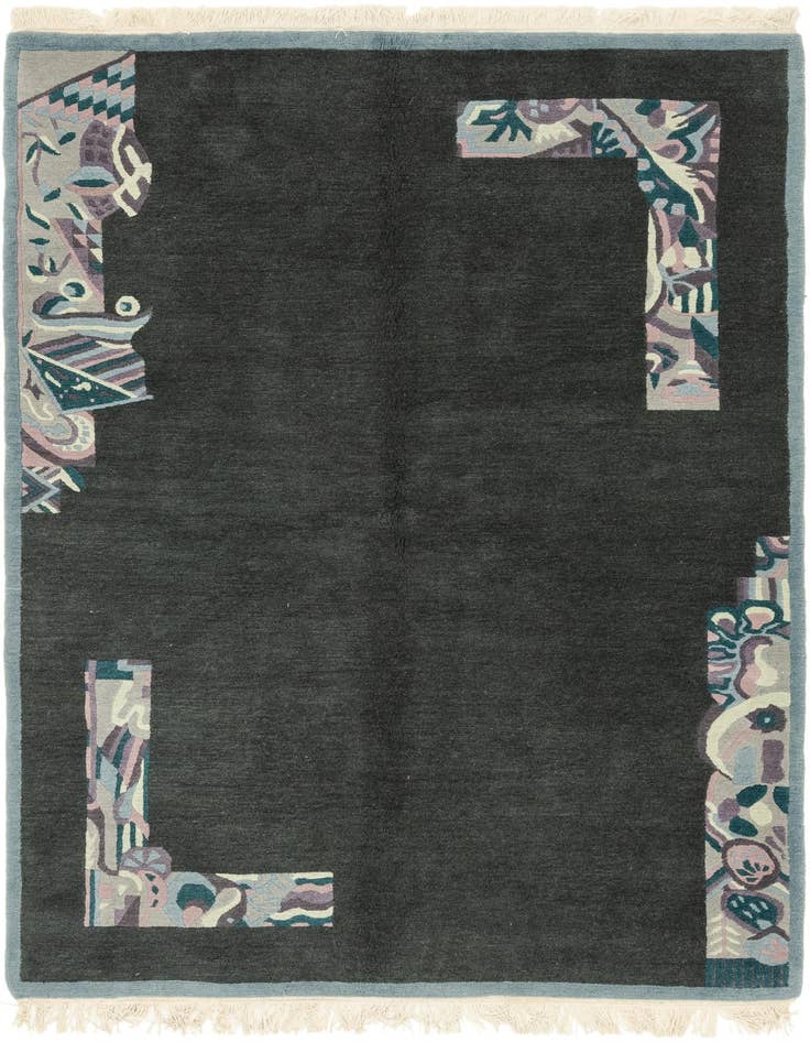 Detail image of 5' 7 x 8' 1 Hand Knotted Nepal Wool Rug