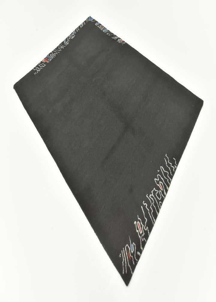 4' 7 x 6' 6 Hand Knotted Nepal Wool Rug