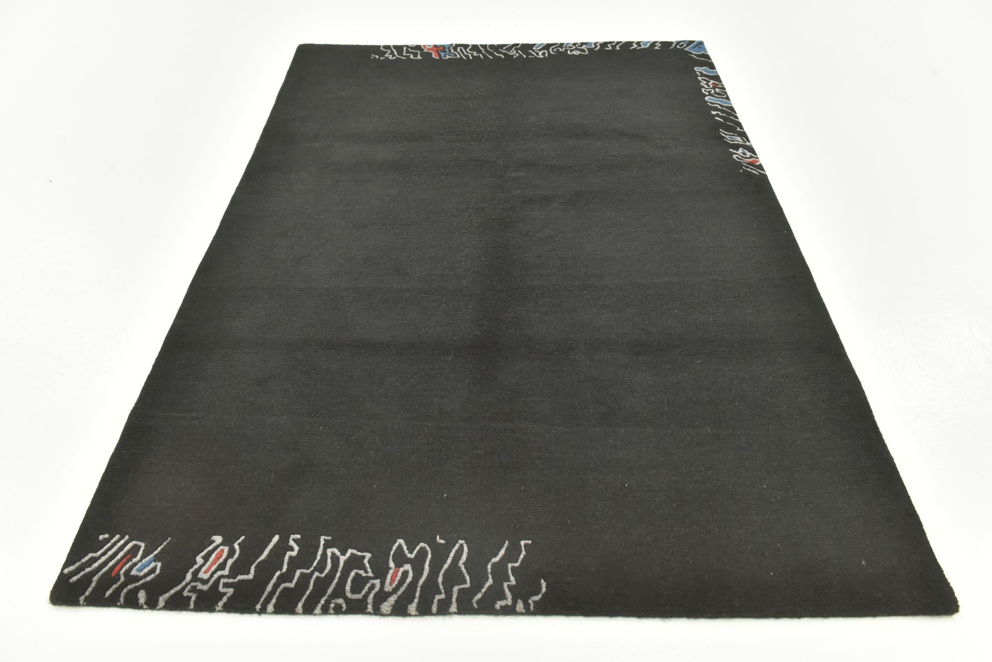 4' 7 x 6' 6 Hand Knotted Nepal Wool Rug