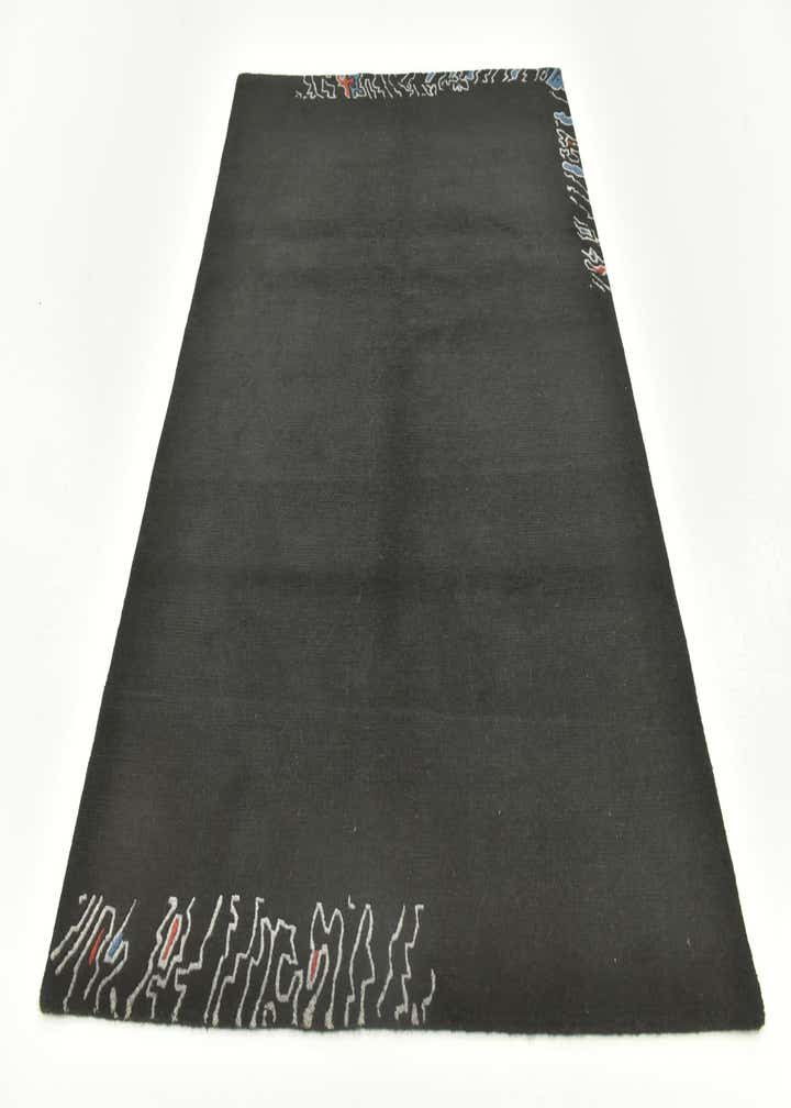 4' 7 x 6' 6 Hand Knotted Nepal Wool Rug
