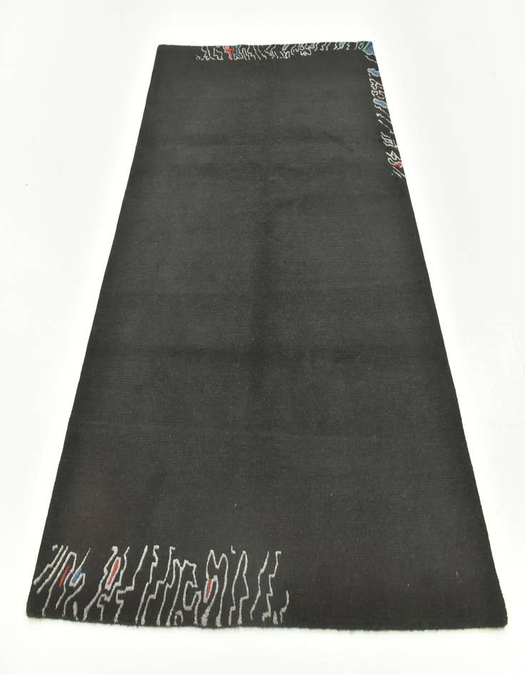 Detail image of 4' 7 x 6' 6 Hand Knotted Nepal Wool Rug