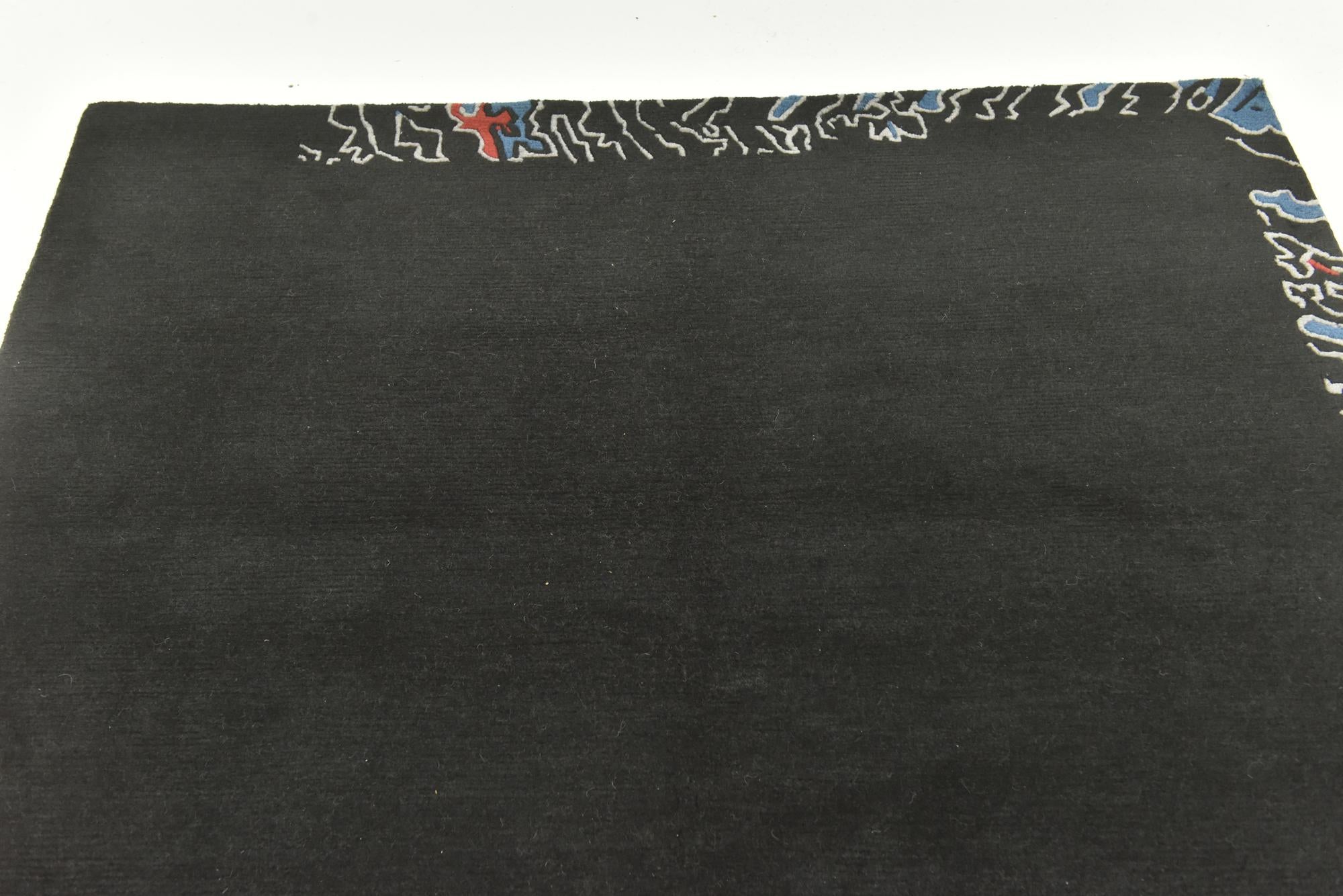 4' 7 x 6' 6 Hand Knotted Nepal Wool Rug