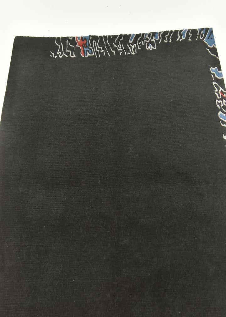 4' 7 x 6' 6 Hand Knotted Nepal Wool Rug