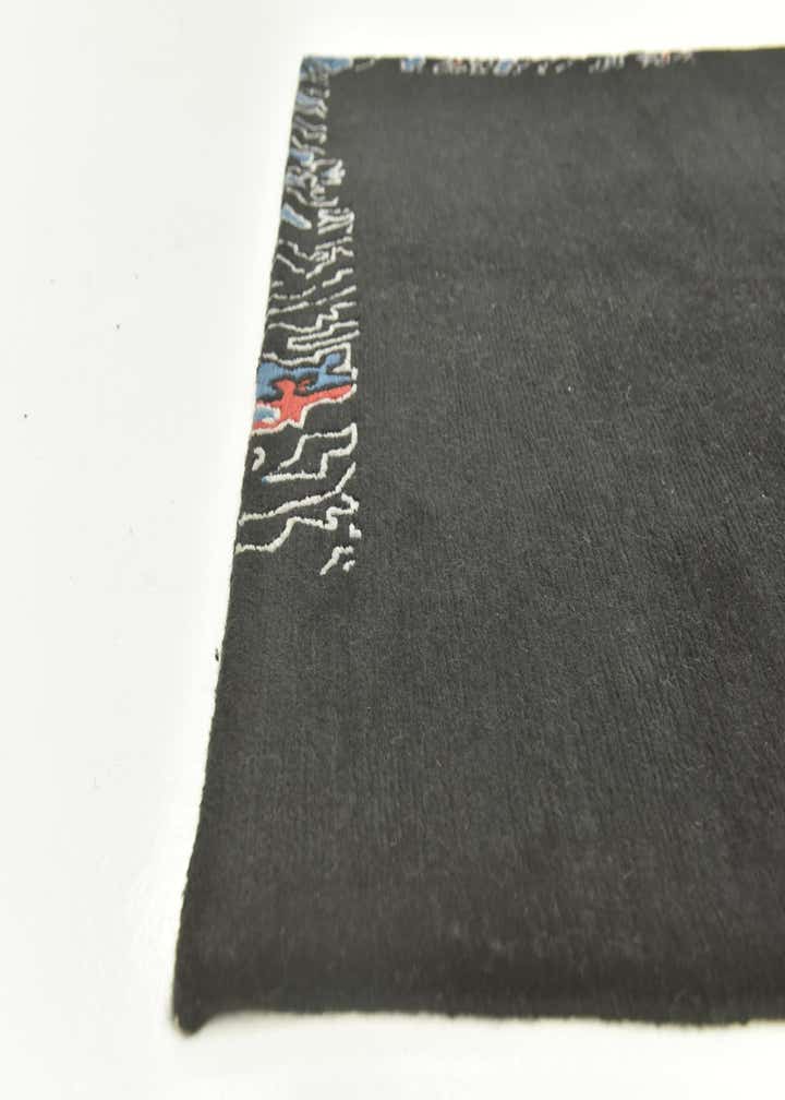 4' 7 x 6' 6 Hand Knotted Nepal Wool Rug