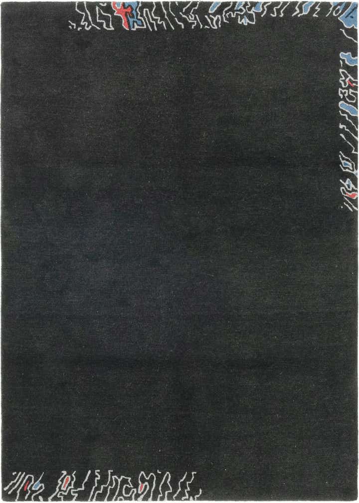 4' 7 x 6' 6 Hand Knotted Nepal Wool Rug