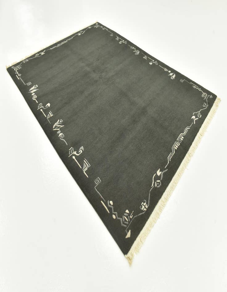 Detail image of 5' 7 x 7' 6  Hand Knotted Nepal Wool Rug