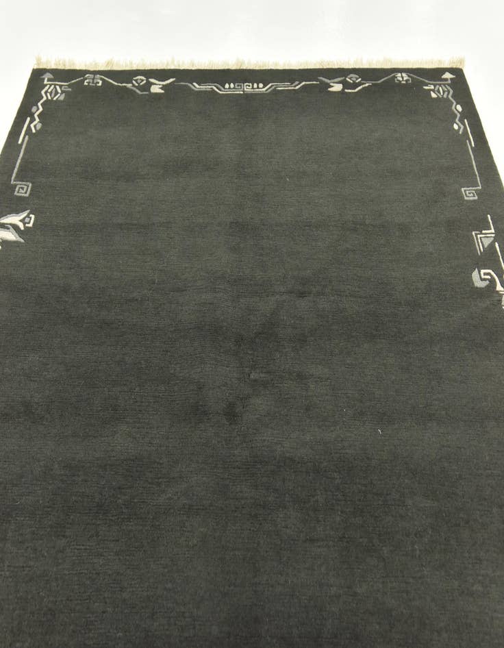 Detail image of 5' 7 x 7' 6  Hand Knotted Nepal Wool Rug