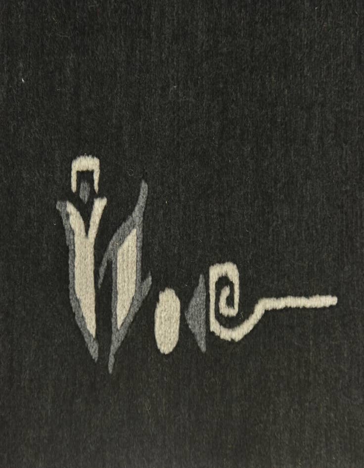 Detail image of 5' 7 x 7' 6  Hand Knotted Nepal Wool Rug