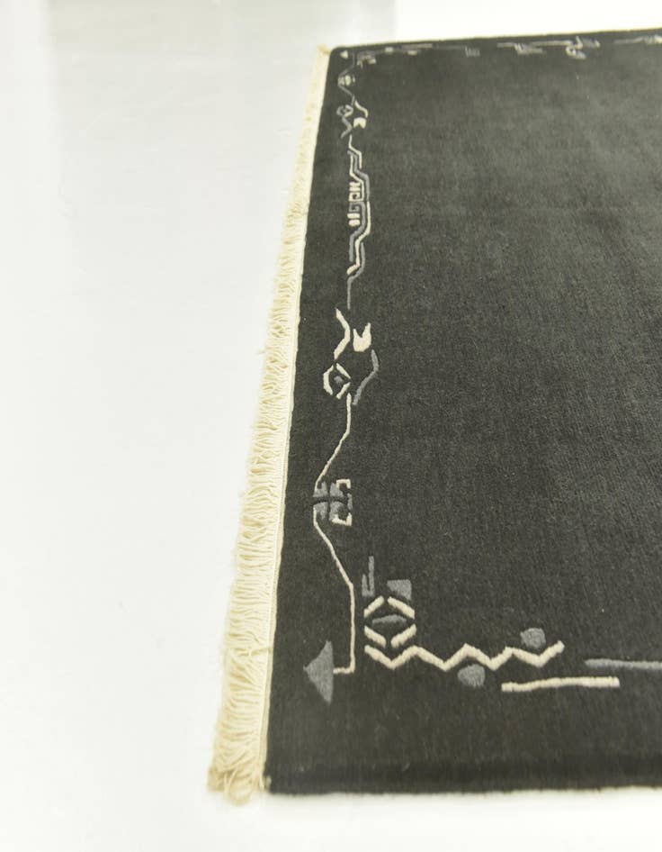 Detail image of 5' 7 x 7' 6  Hand Knotted Nepal Wool Rug