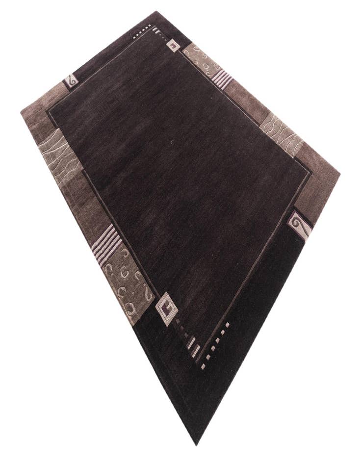 Detail image of 4' 8 x 6' 4 Hand Knotted Nepal Wool Rug