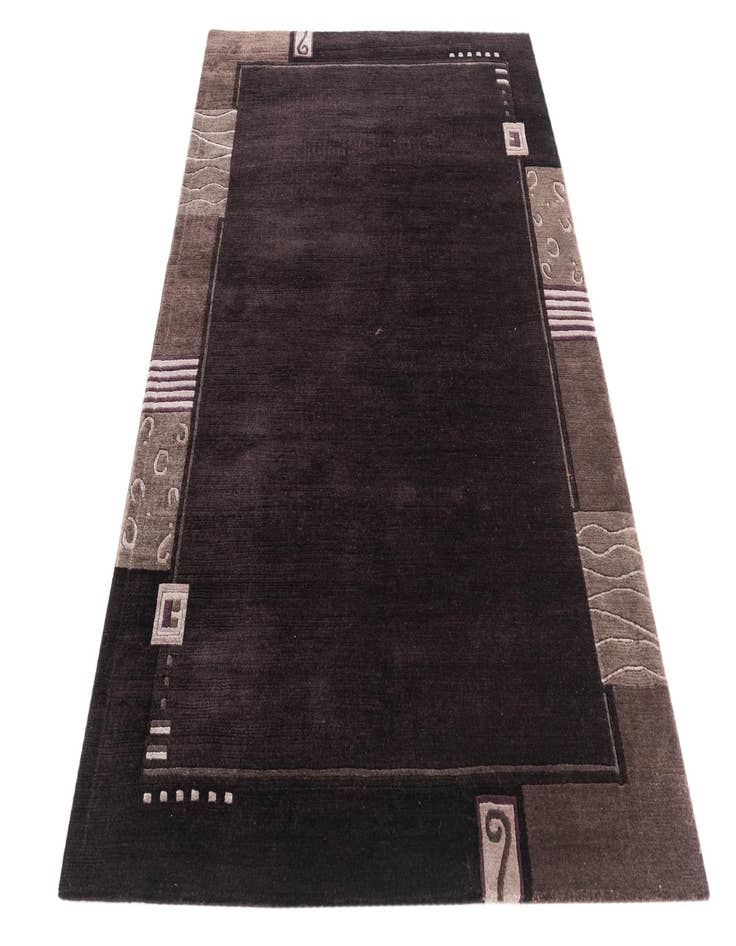 Detail image of 4' 8 x 6' 4 Hand Knotted Nepal Wool Rug