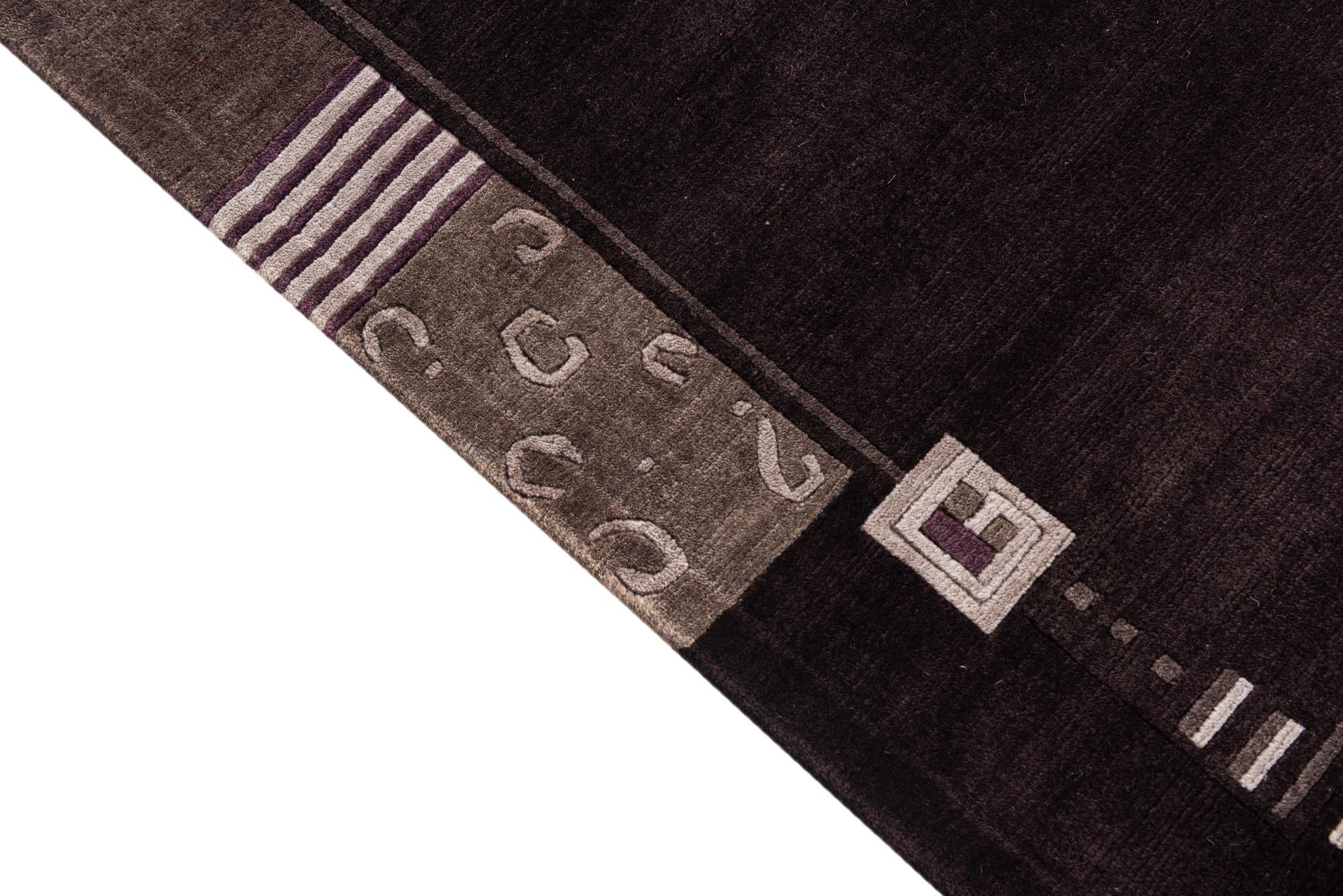 4' 8 x 6' 4 Hand Knotted Nepal Wool Rug