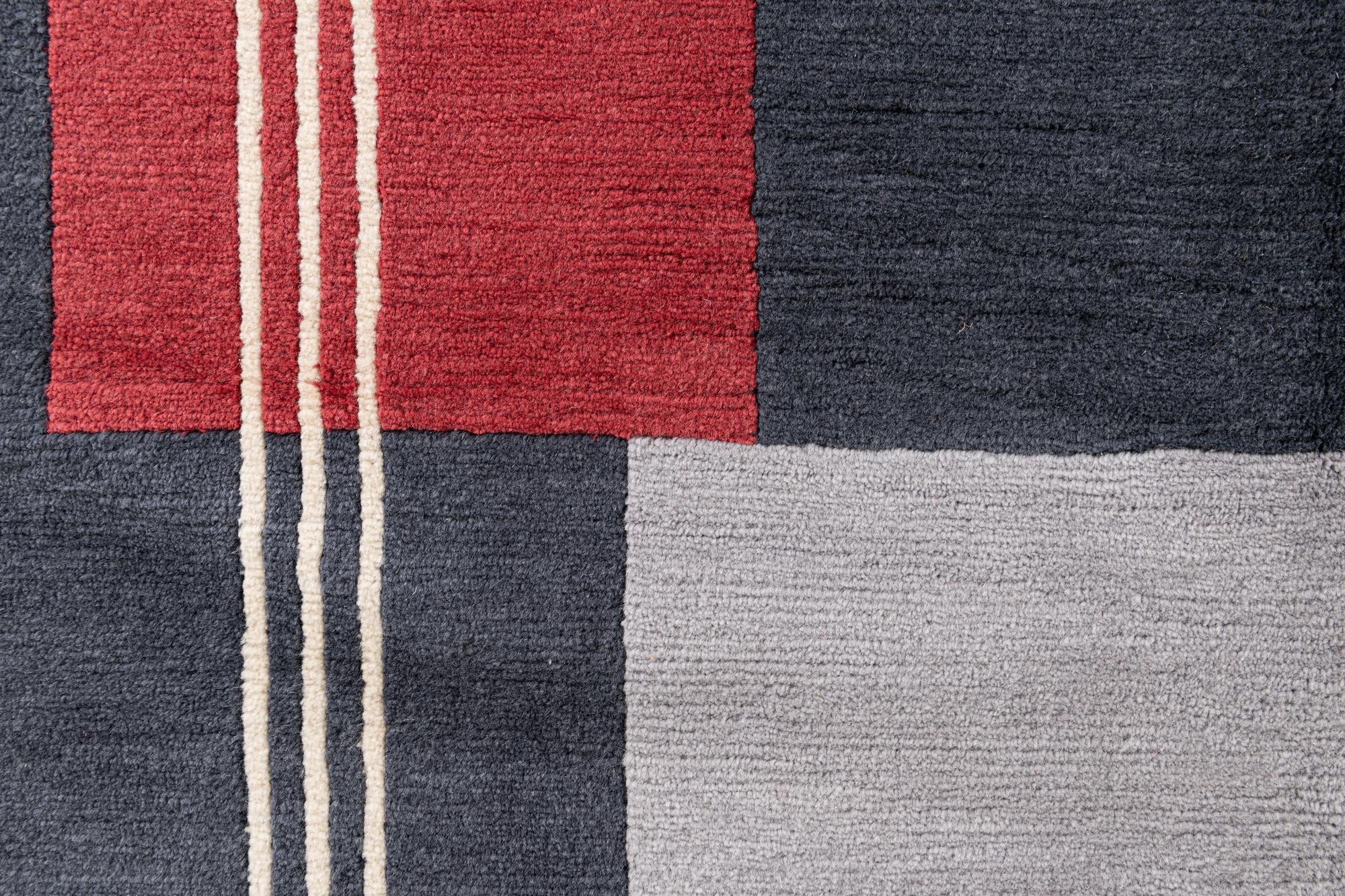 8' 2 x 11' 6 Hand Knotted Nepal Wool Rug