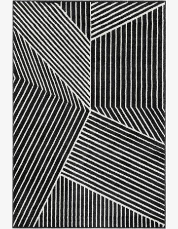 Black Oslo Rug