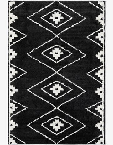 Black Oslo Rug