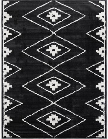 Black Oslo Rug