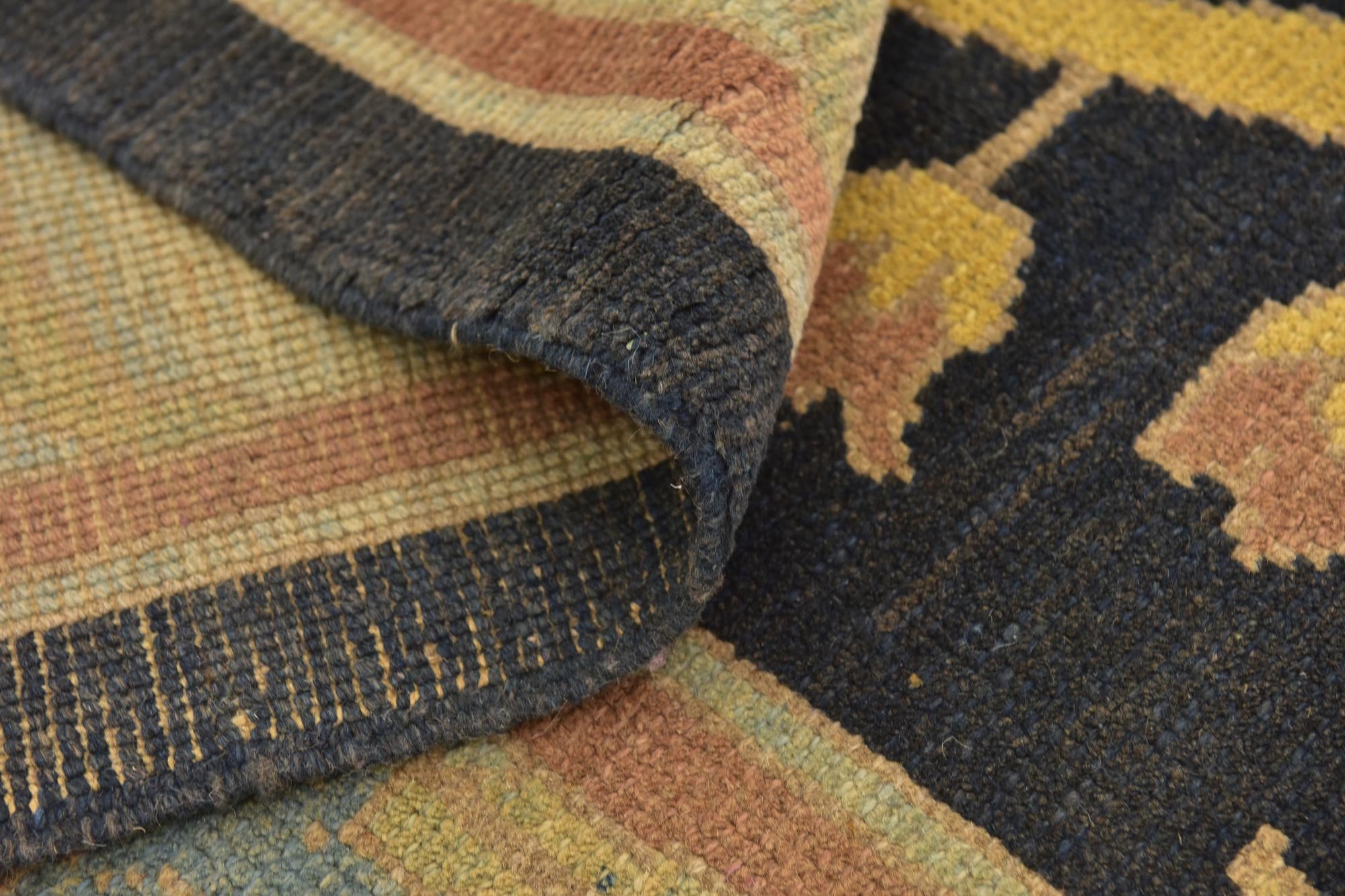 10' 2 x 13' 3 Hand Knotted Oushak Wool Rug