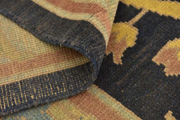 10' 2 x 13' 3 Hand Knotted Oushak Wool Rug