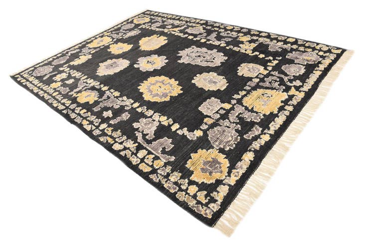 Detail image of 7' 10 x 10' 2 Hand Knotted Oushak Wool Rug