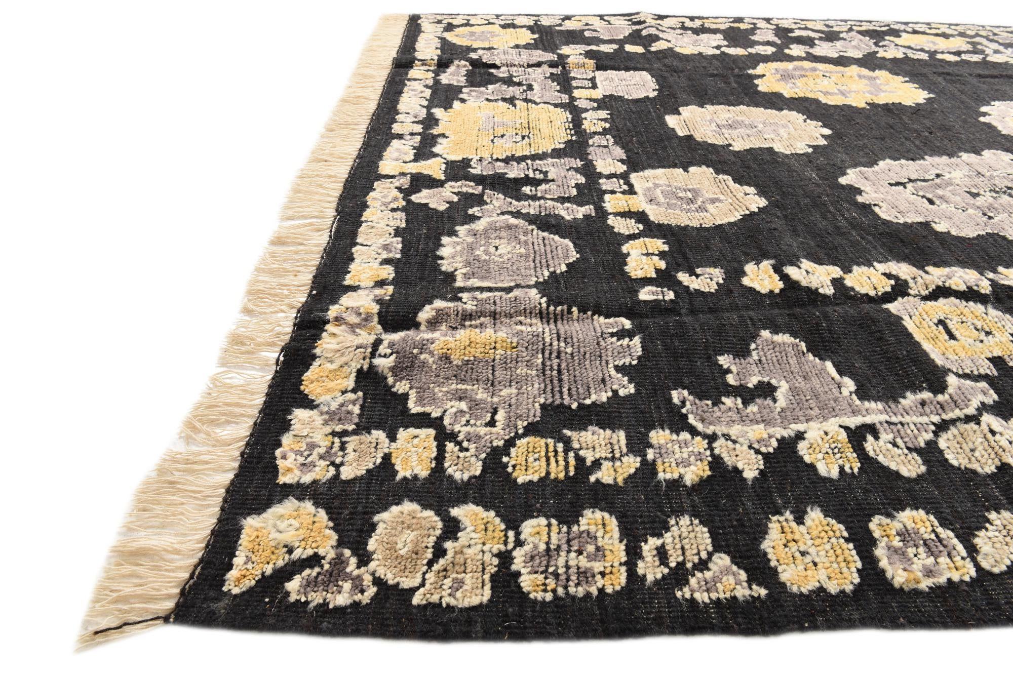 7' 10 x 10' 2 Hand Knotted Oushak Wool Rug